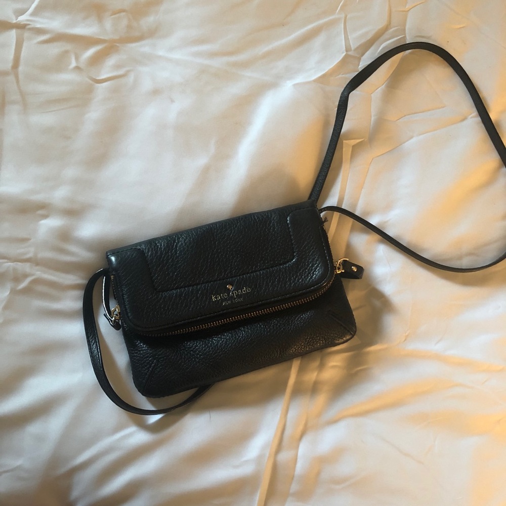 Kate Spade Cobble Hill Black Leather Crossbody
